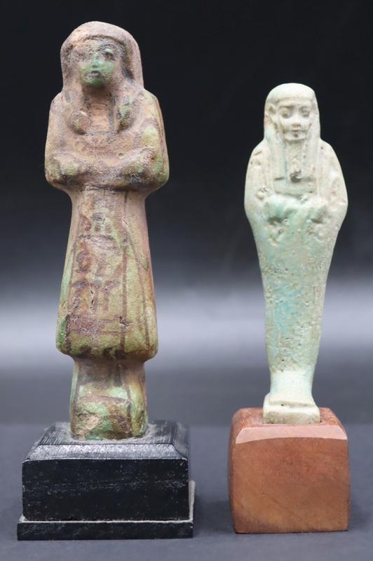 (2) Egyptian Ushabti Figures. (1 of 11)