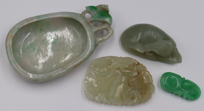 Collection of Carved Chinese Jade Objects. (1 of 11)