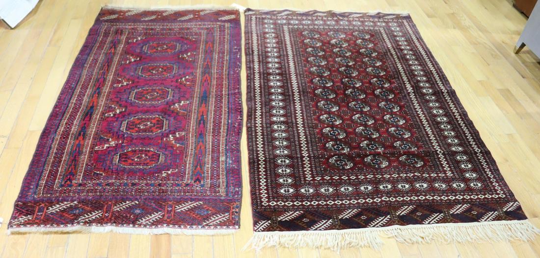 2 Vintage Bokhara Style Carpets. (1 of 5)
