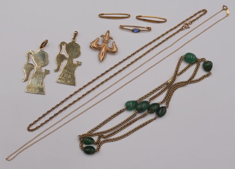 JEWELRY. Gold and Gold-Tone Jewelry Collection. (1 of 11)