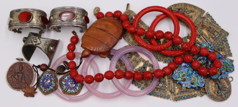 JEWELRY. Collection of Asian Jewelry and Objects. (1 of 16)