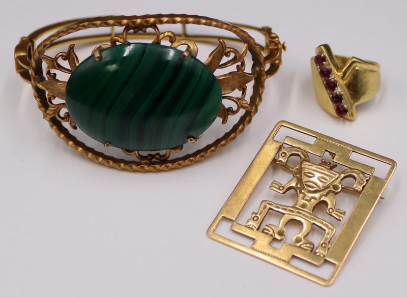 JEWELRY. 18kt and 14kt Gold Jewelry Grouping. (1 of 14)