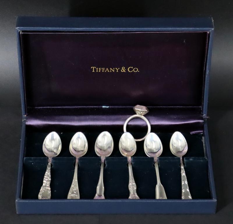 STERLING. Tiffany & Co. Assorted Sterling Spoons. (1 of 9)