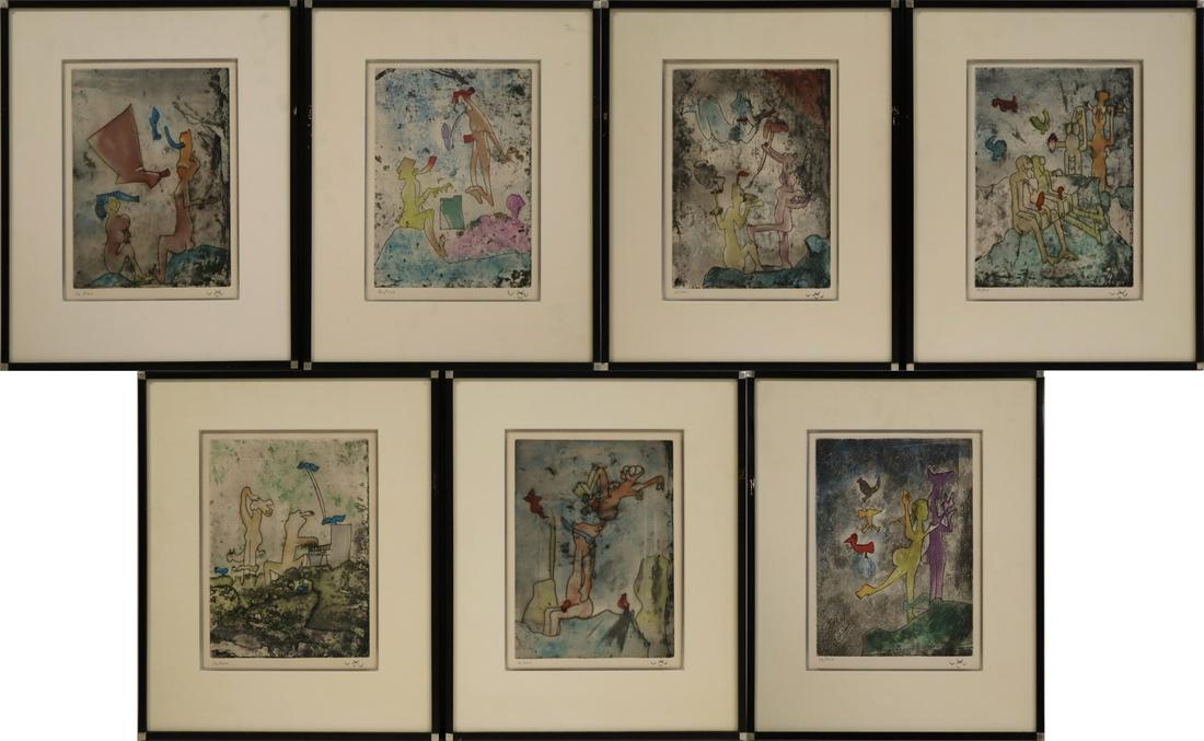 ROBERTO MATTA (CHILEAN, 1911-2002). (1 of 14)