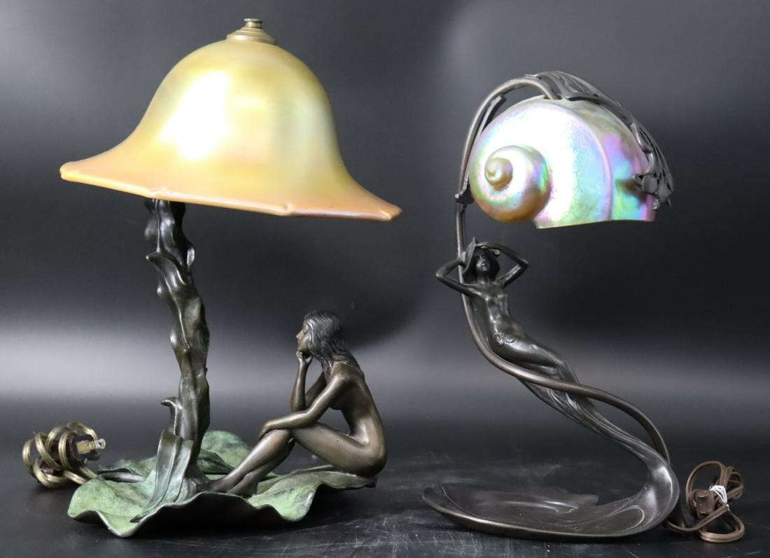 2 Vintage And Quality Bronze Table Lamps. (1 of 10)
