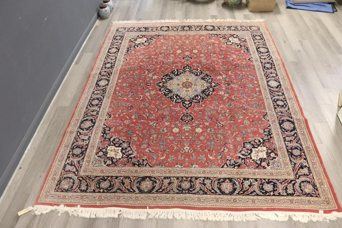 Vintage And Finely Hand Knotted Roomsize Carpet. (1 of 6)