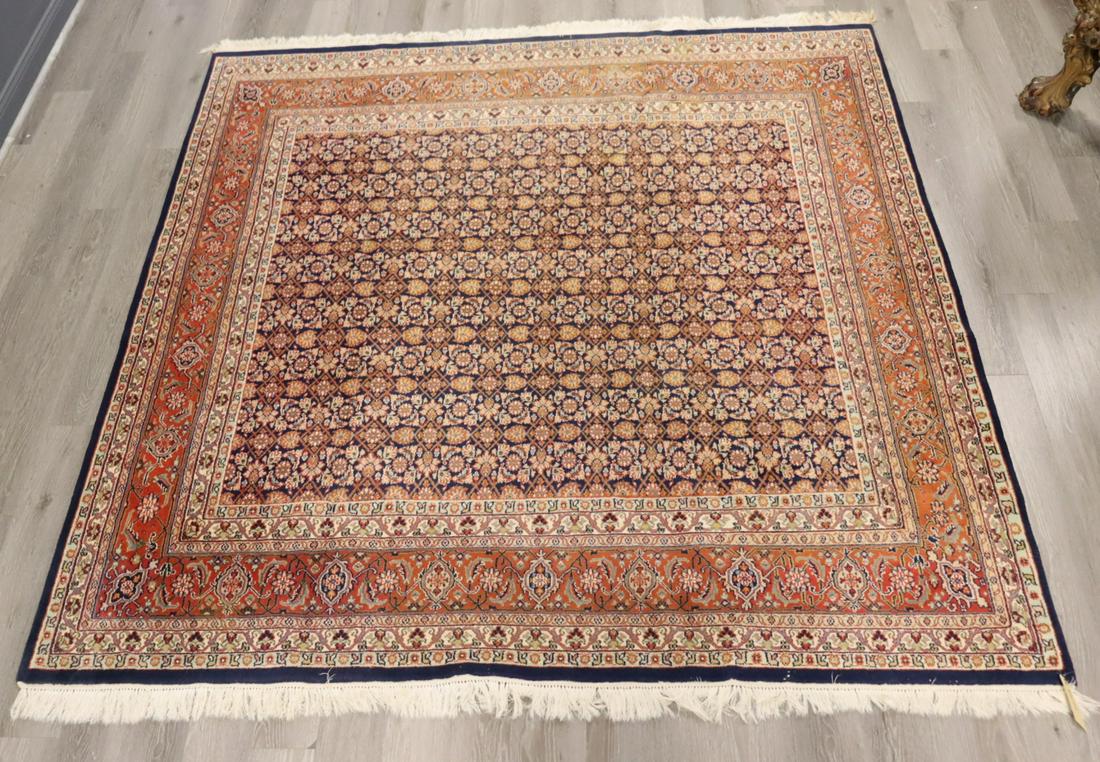 Vintage & Finely Knotted Openfield Carpet. (1 of 8)