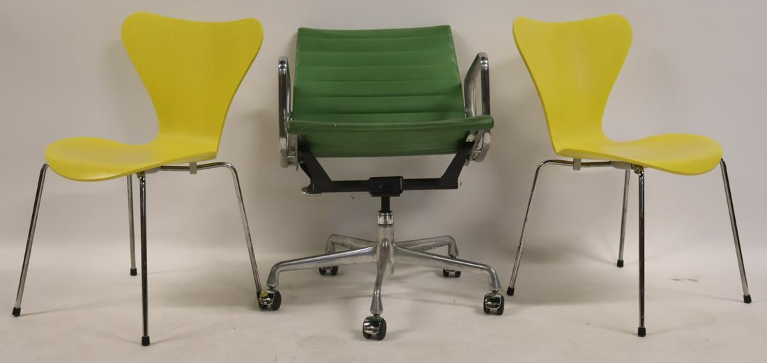 Fritz Hansen And Charles Eames Chair Grouping. (1 of 13)