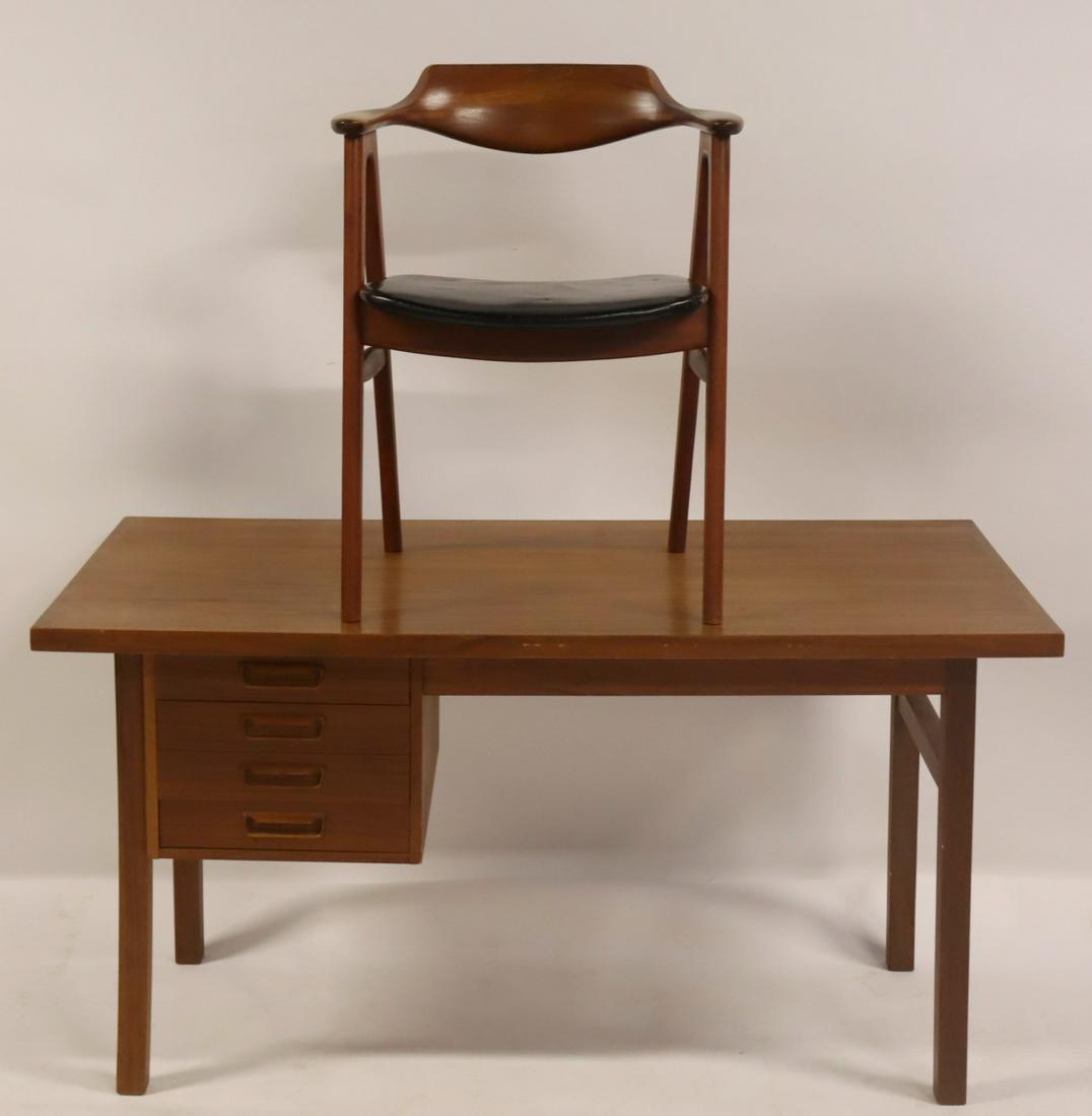 Gunnar Tibergaard Danish Teak Desk And Chair. (1 of 11)