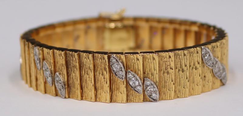 JEWELRY. Modernist 18kt Bi-Color Gold and Diamond (1 of 10)