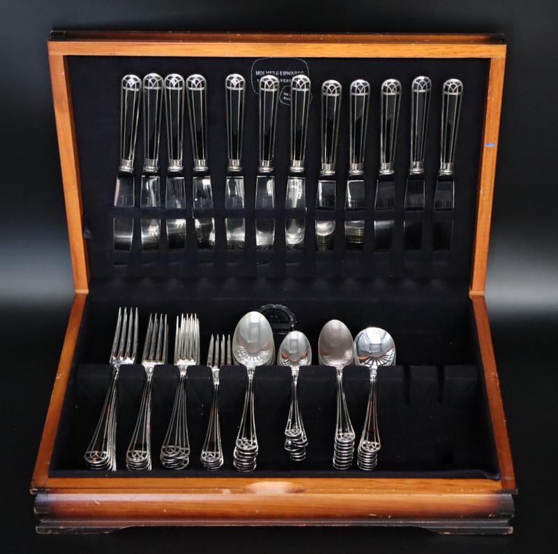 SILVERPLATE. Christofle Talisman Black Enamel (1 of 16)