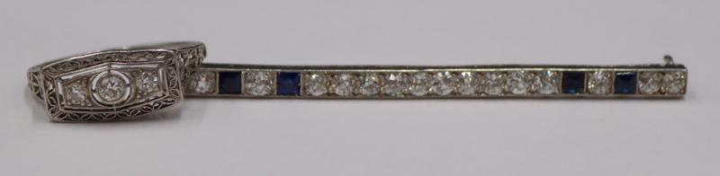 JEWELRY. Antique Platinum and Diamond Jewelry. (1 of 11)