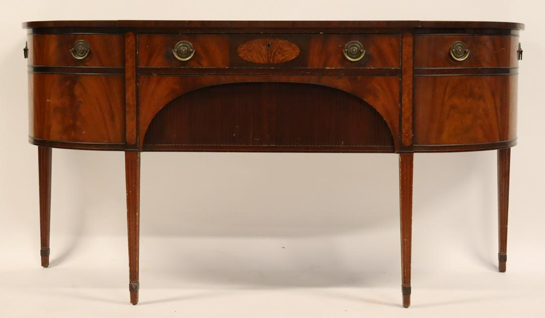 Smeig & Kotzian mahogany Demilune Server. (1 of 11)