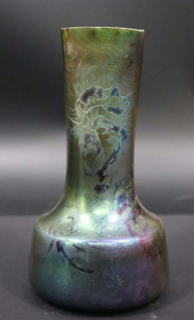 Attributed To Levy Dhurmer & Massier Iridescent (1 of 5)