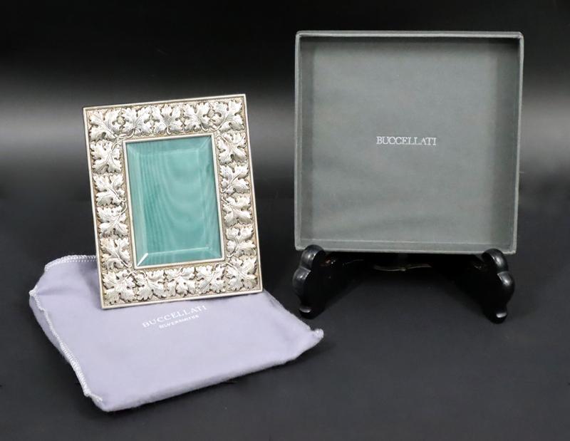 STERLING. Buccellati Ivy Sterling Picture Frame. (1 of 14)