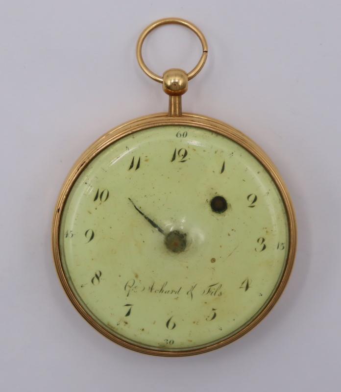 JEWELRY. Swiss G. Achard Pere & Fils 18kt Gold (1 of 12)