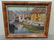 14: PETERSON, Jane. Oil on Board of Harbor Scene. - 2