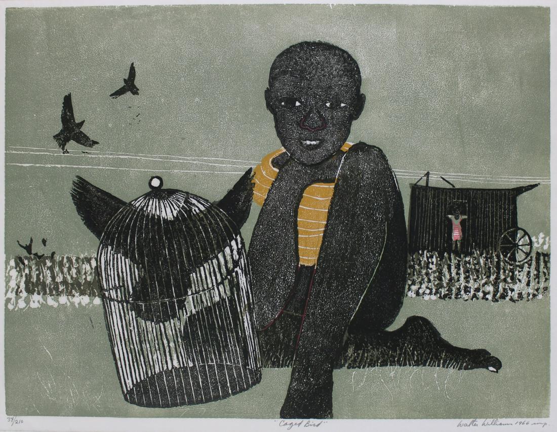 WALTER H. WILLIAMS (AFRICAN- AMERICAN, 1920-1998). (1 of 10)