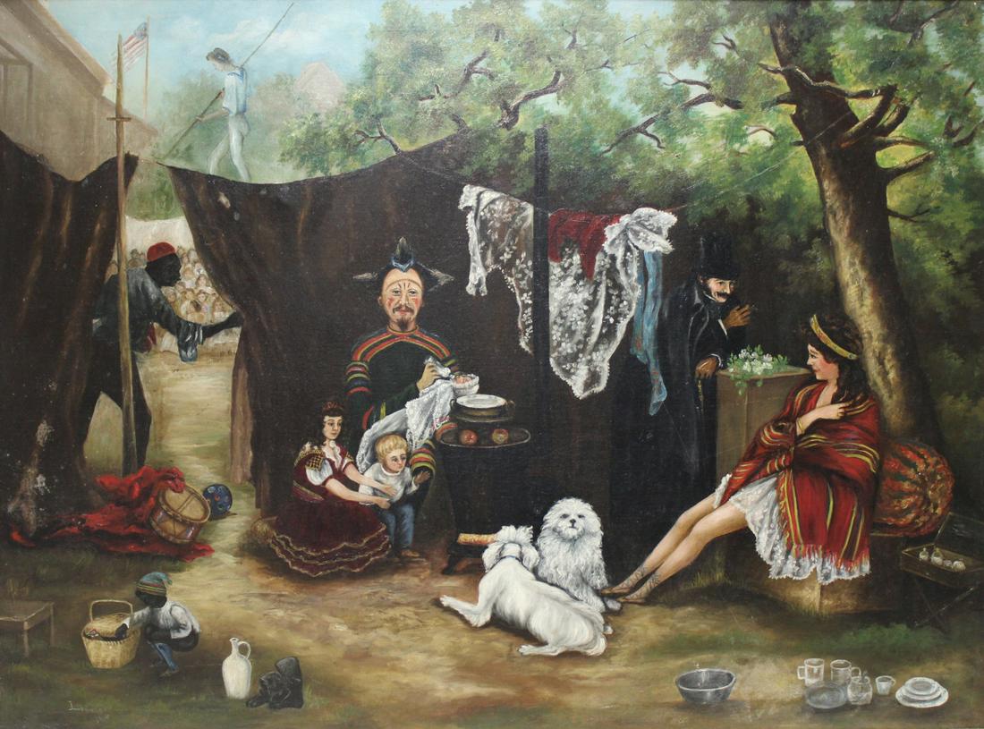 AMERICAN SCHOOL, SIGNED LOOMIS (EARLY 20TH C.). (1 of 15)