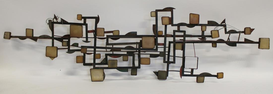 MIDCENTURY BRUTALIST WALL SCULPTURE. (1 of 9)