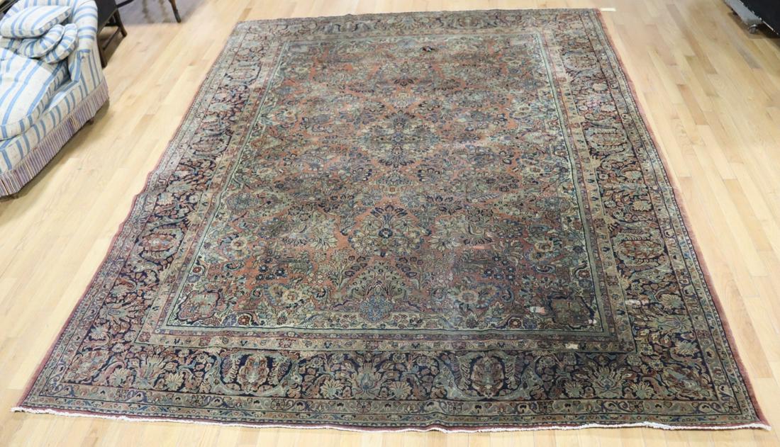 Antique & Finely Hand Knotted Carpet. (1 of 15)