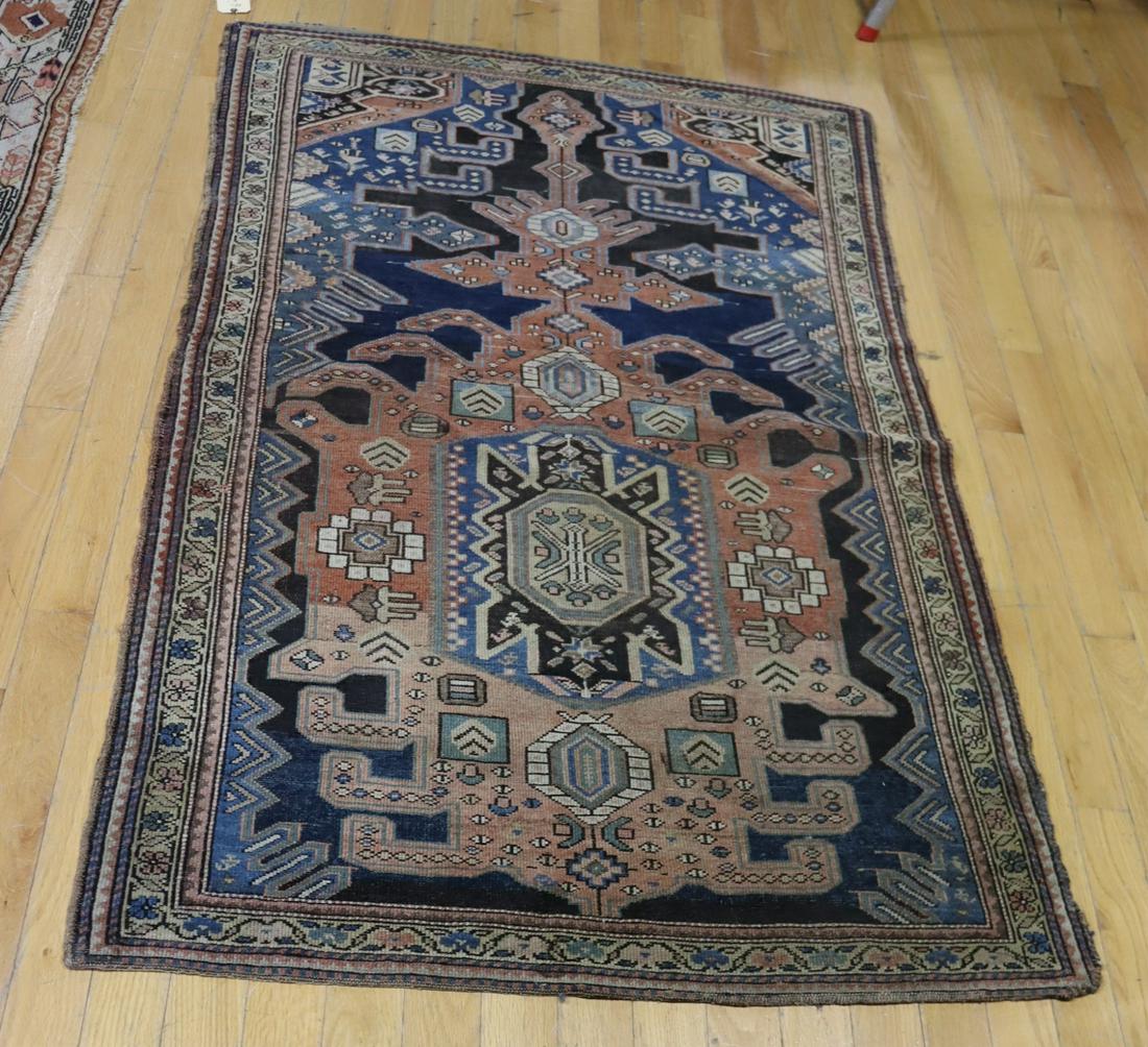 Antique And Finely Hand Knotted Heriz Style Carpet (1 of 6)