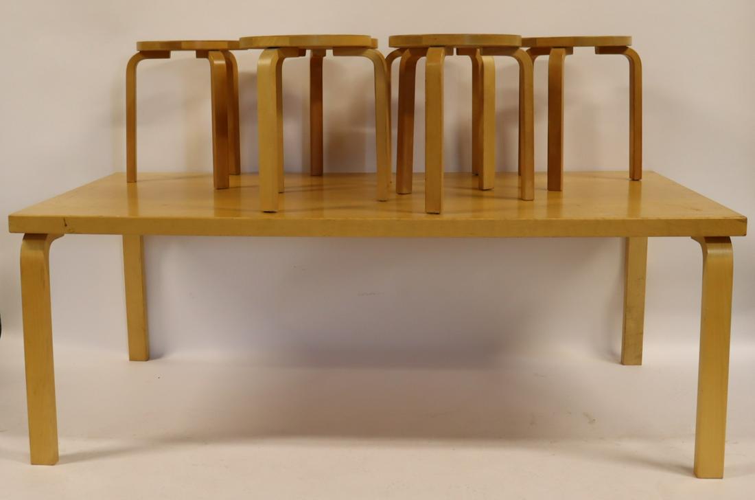 Alval Alto Table & 6 Stacking Stools. (1 of 9)