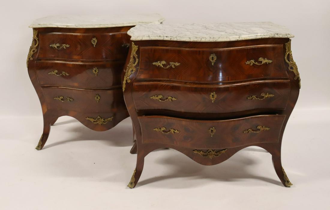 A Fine Pr Of Louis XV Style Bronze Mounted Marble (1 of 11)