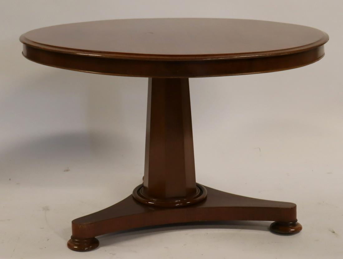 Antique Mahogany Empire Syle Tilt Top Table . (1 of 6)