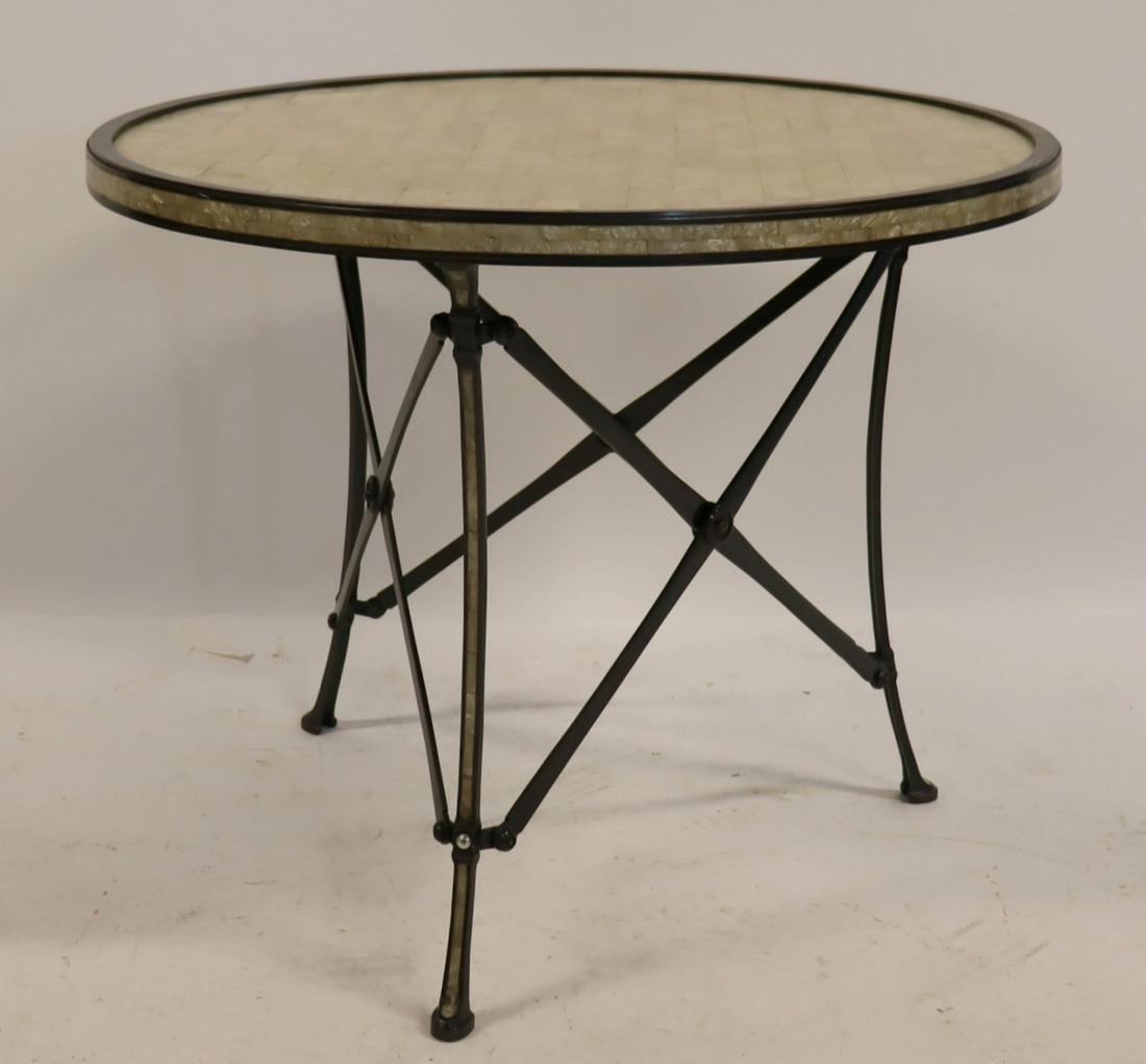 Maison Jansen Style Mother Of Pearl Top Iron (1 of 3)