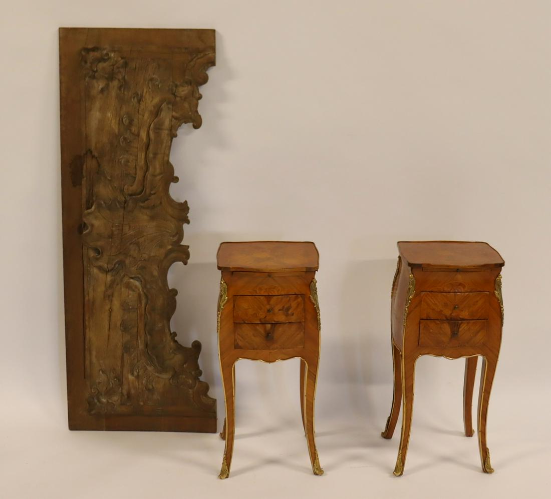 A Pair Of Continental Inlaid Side Tables Together (1 of 10)
