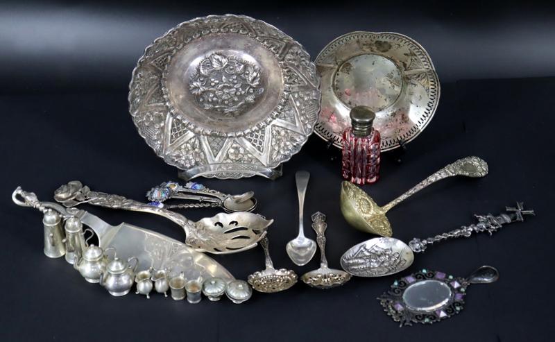 SILVER. Assorted Grouping of Silver and Sterling (1 of 20)