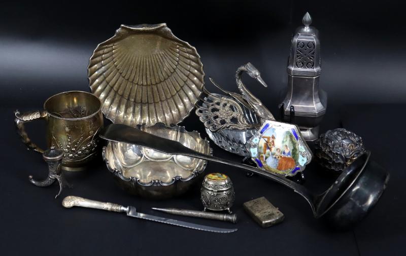 SILVER. Assorted Silver and Sterling Objet d'art (1 of 20)