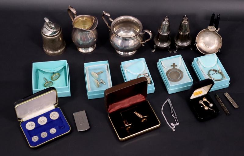 STERLING. Large Tiffany & Co. Objets d’art Groupin (1 of 15)