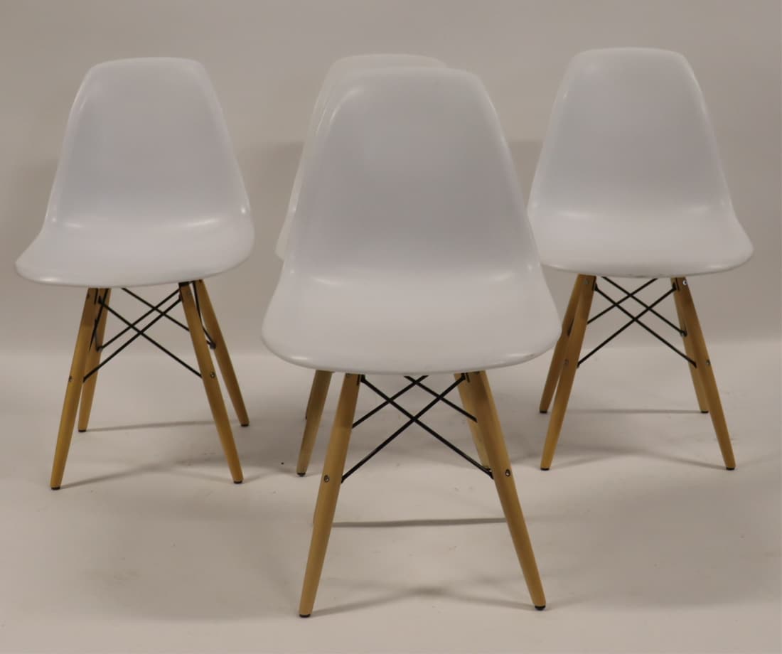4 Vintage Eames Style Chairs. (1 of 5)