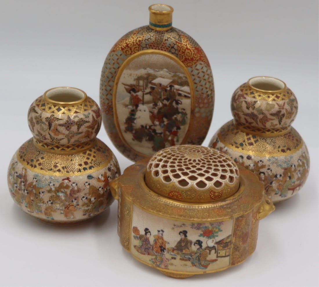 Collection of Japanese Satsuma Porcelains. (1 of 20)
