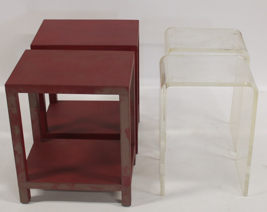 Vintage Pair Of Leather Stands Together With A (1 of 4)