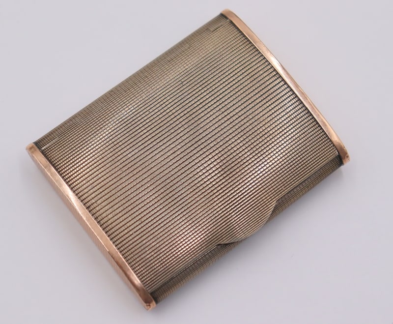 Sterling. Antique Sterling and 14kt Rose Gold Case (1 of 8)