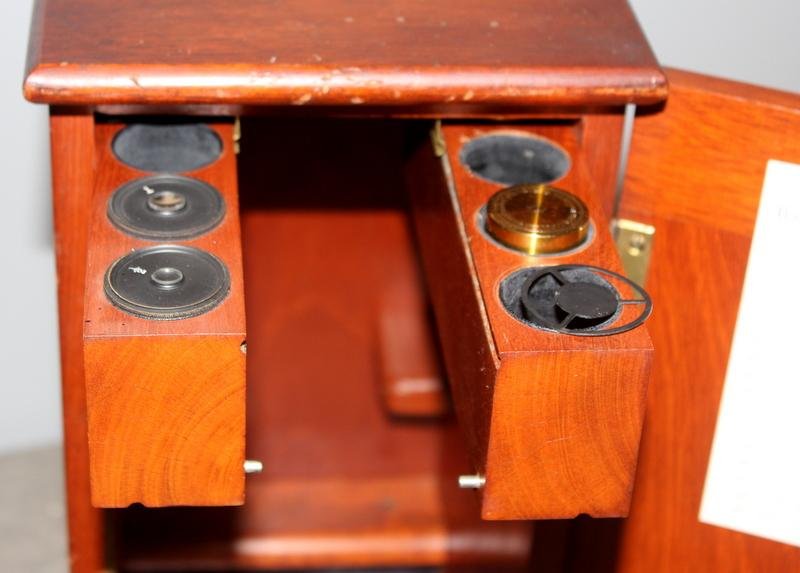 Clocks, Barometer, Microscope Lot. - 7