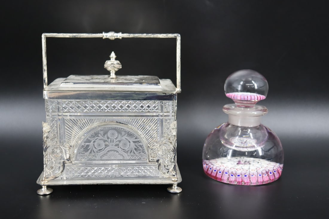 Whitefriars Millefiori Decanter Together With A (1 of 10)