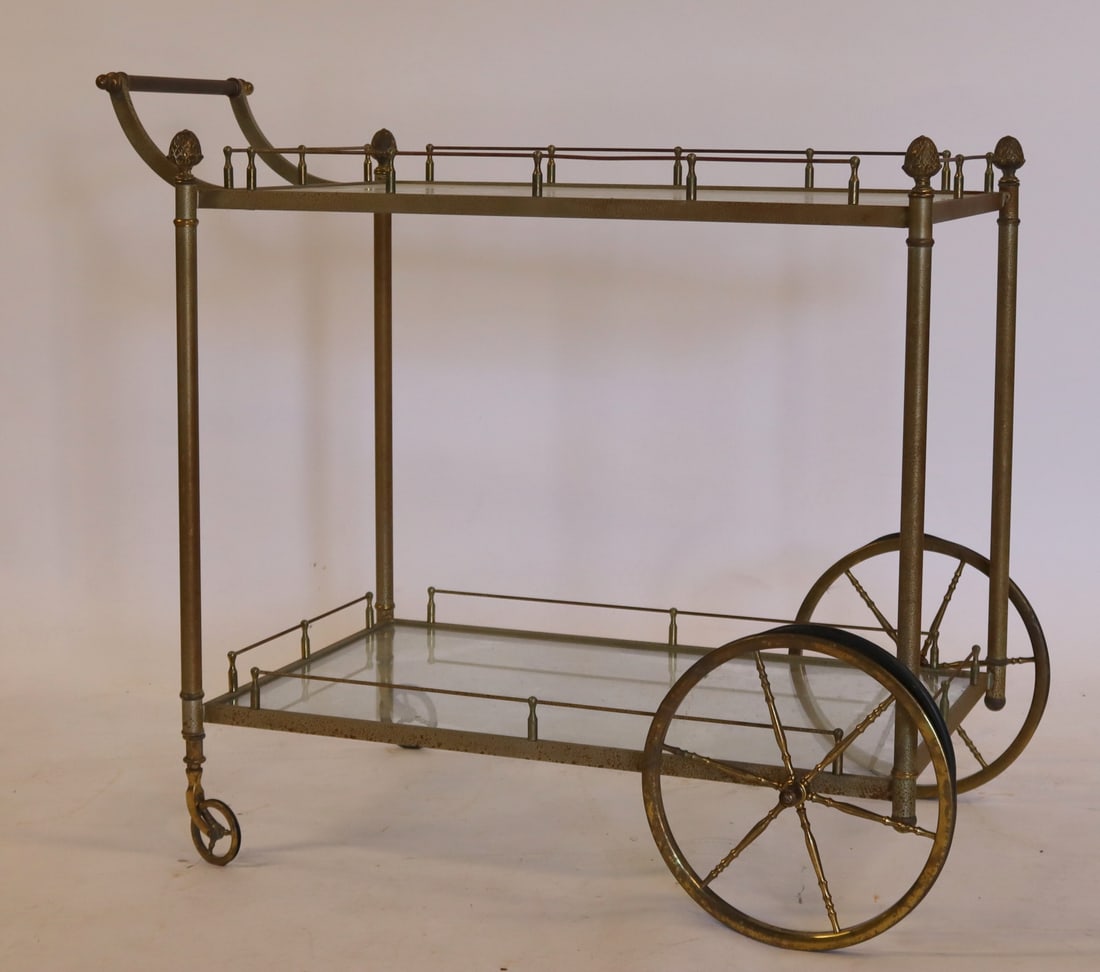 Midcentury Metal Serving / Bar Cart. (1 of 10)