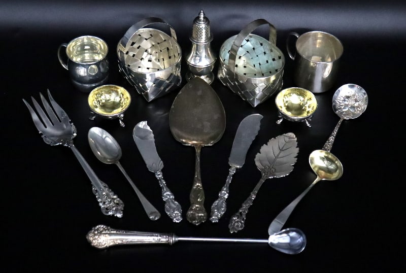 STERLING. Assorted Sterling Hollowware and (1 of 20)