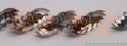 JEWELRY. 14kt Gold and Essex Crystal Fox Hunt