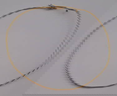 JEWELRY. Cartier 18kt Gold Choker Necklace.: Signed Cartier 18kt yellow gold choker length necklace. Signed, "Cartier 18K". Total approx. weight of the necklace is 7.6 dwt (gross). From a Greenwich, CT estate. Dimensions: gold choker m