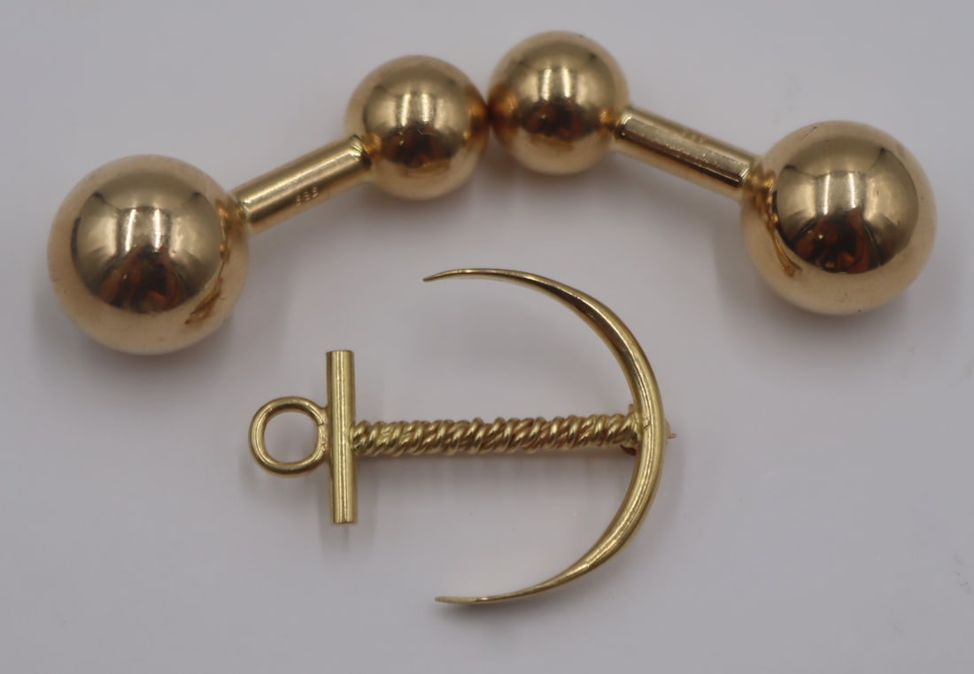 JEWELRY. Men's 18kt and 14kt Gold Jewelry. (1 of 9)