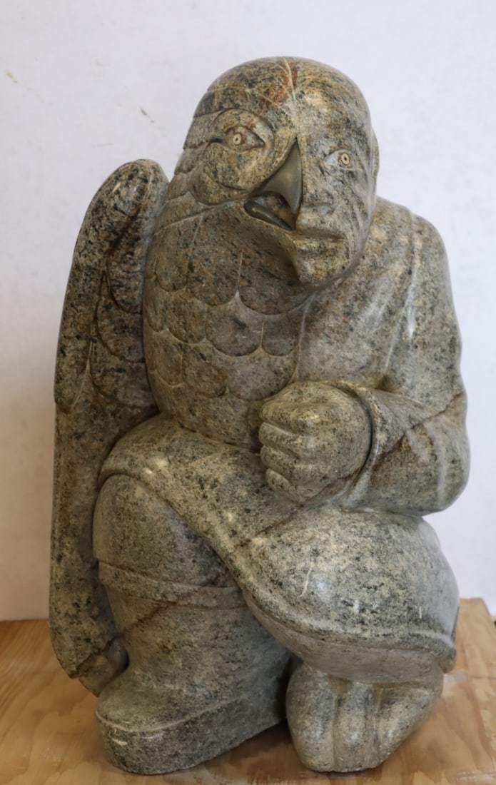 Large Vintage Stone Figural Sculpture. (1 of 7)