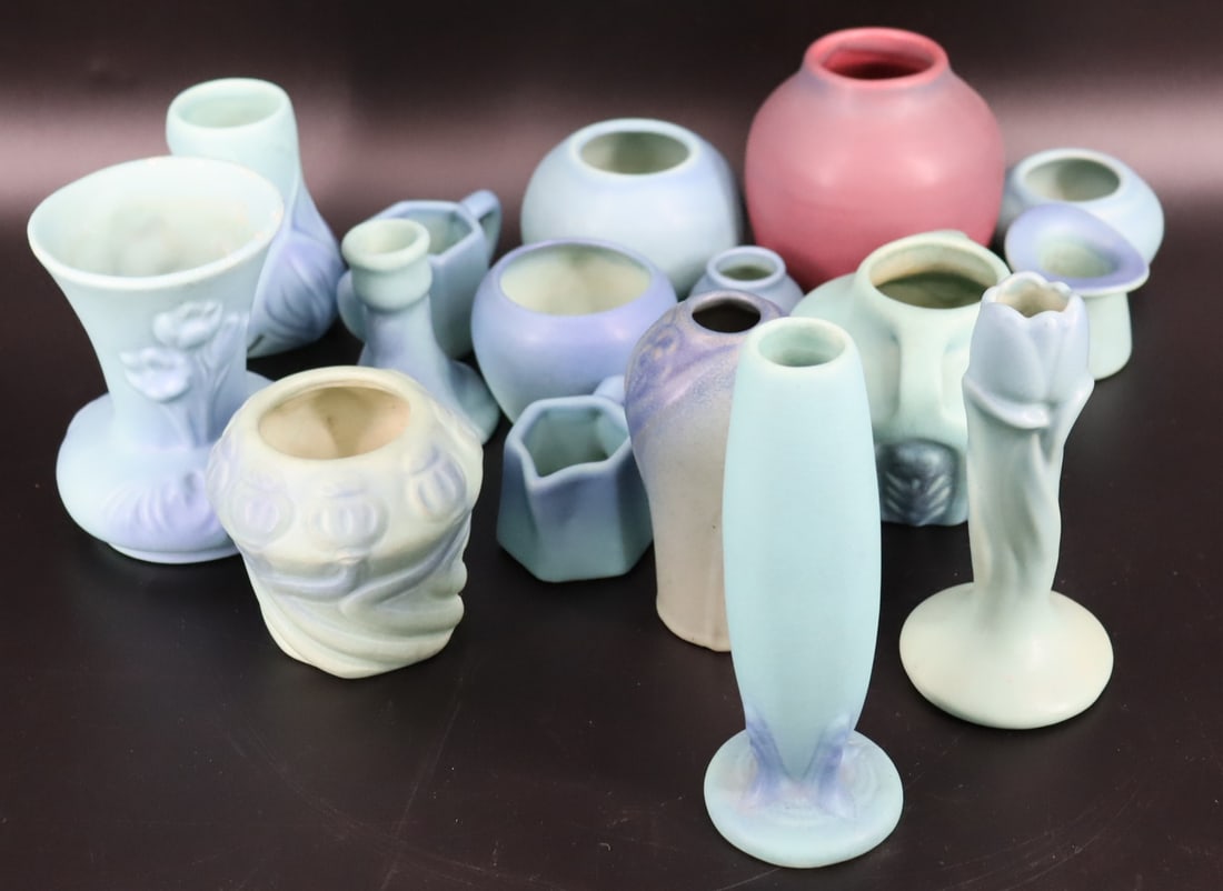 Lot Of 16  Assorted Van Briggle Porcelains. (1 of 5)