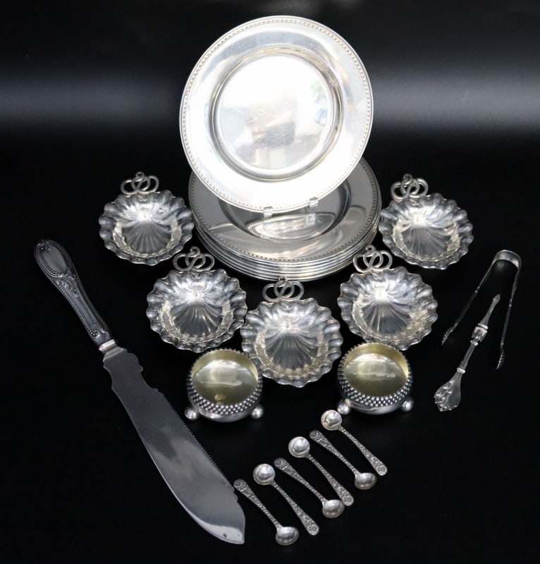 STERLING. Assorted Sterling Hollowware. (1 of 14)