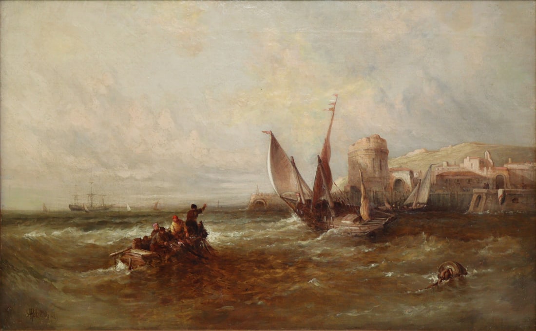 ALFRED POLLENTINE (BRITISH, 1836-1890). (1 of 7)