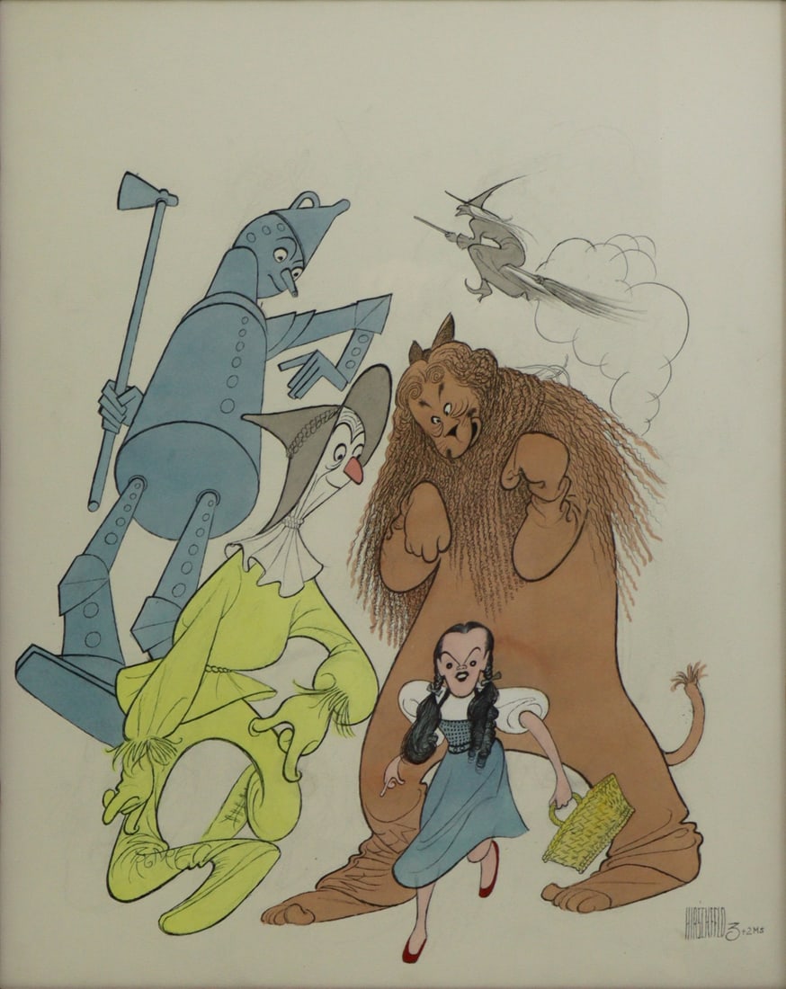 AL HIRSCHFELD (AMERICAN, 1903-2003). (1 of 10)